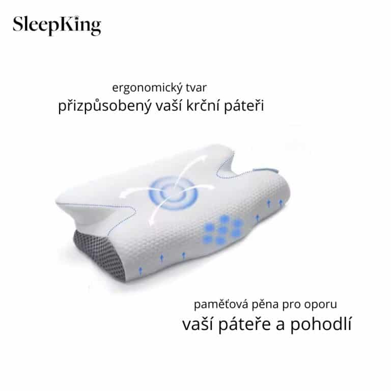 SleepKing polštář na krční páteř, Oliver - Image 2