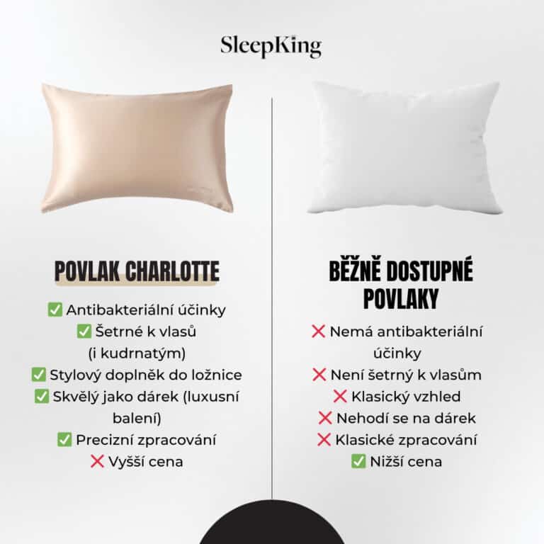 SleepKing 100% hedvábný povlak na polštář, 22-momme, Charlotte  - Image 4
