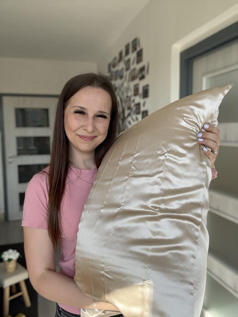 SleepKing 100% hedvábný povlak na polštář, 22-momme, Charlotte  - Image 8